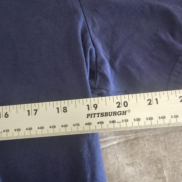 Robert Graham L2145 Mens Navy Classic Fit Graphic Short Sleeve Tee Size Large - Picture 2 of 5